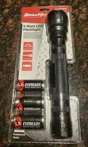 New DuraMax 5 Watt LED Flashlight 280 Lumens with Batteries - Picture 1 of 3