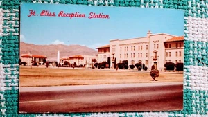 VINTAGE POST CARD FT.BLISS RECEPTION STATION ALBUQUERQUE,N.M. - Picture 1 of 14
