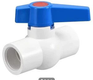 Ball Valve, G3/4 Female Thread PVC Valve for Aquarium Setup, Sump Pump, Pool,... - Picture 1 of 7
