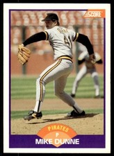 1989 Score Mike Dunne Pittsburgh Pirates #285