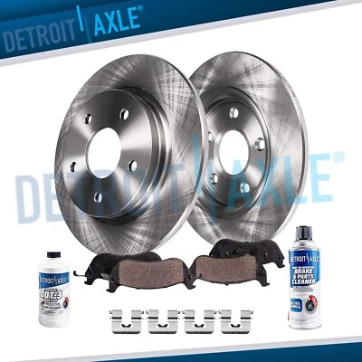 6pc Rear Rotors + Ceramic Brake Pads for Hyundai Santa Fe Sport XL Kia Sorento Foto 1 de 4