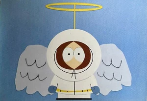 Genuine South Park Kenny Angel Vintage Christmas Card - Picture 1 of 3