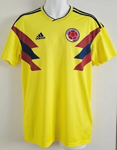 Colombia Adidas Soccer Jersey Futbol Home Kit 2018 World Cup Russia Men Size: L - Picture 1 of 11