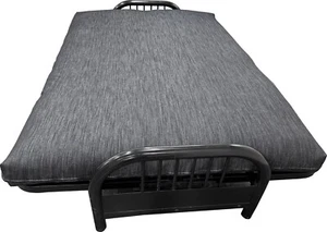Coprimaterasso futon denim nero full size, copriletto, rivestimento - Foto 1 di 2