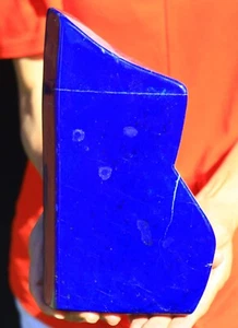 Large 5 lb 2.4 oz 9.5 in Polished Gem Lapis Lazuli Afghanistan! LA172 - Picture 1 of 5