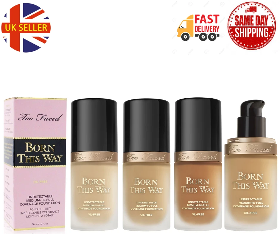Too Faced Born This Way Undetectable Medium To Full Coverage Foundation 30ml - Image 1 of 1