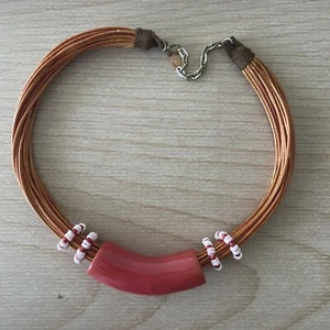 Handmade Italian Designs Red Necklace - Picture 1 of 3
