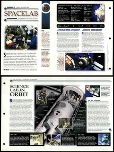 Spacelab #15 Tech - Secrets Of The Universe Fact File Fold-Out Page - Picture 1 of 1