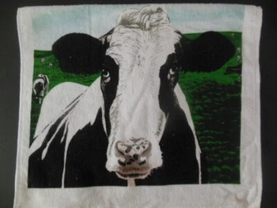 NOVA 1 toalha de pano felpudo com uma HOLSTEIN COW, 15,5"x 27,5" - Imagem 1 de 2