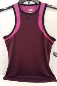 Yoga PINK Tank Top PURPLE SMALL Mesh Active Sport Wear SHEER Back lightweight - Bild 1 von 11