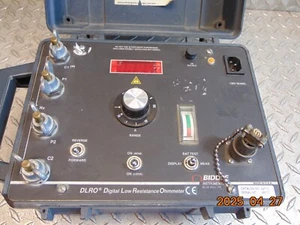 BIDDLE INSTRUMENTS 247101 DLRO DIGITAL NIEDEROHMIGER OHMMETER nur Teile - Bild 1 von 4