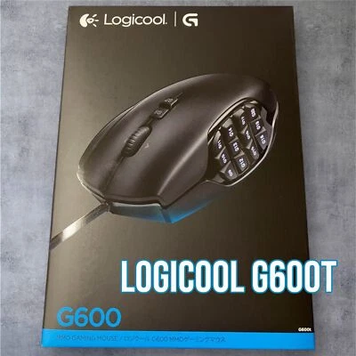 LOGICOOL G600T MMO Gaming Mouse – 20 Buttons, RGB Lighting, Wired Laser Mouse - Image 1 of 4