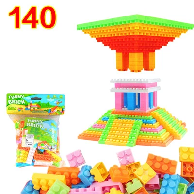 140pcs a Pack Children Kids Development Toy Bricks Puzzle Building Blocks Toy - Image 1 of 4