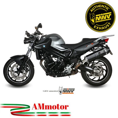 Silenciador silenciador escape moto mivv bmw f 800 r / gt 2011 borde velocidad negro Foto 1 de 4
