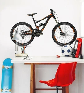 3D Mountain Bike P09 Car Wallpaper Mural Poster Transport Wall Stickers Zoe - Imagen 1 de 6