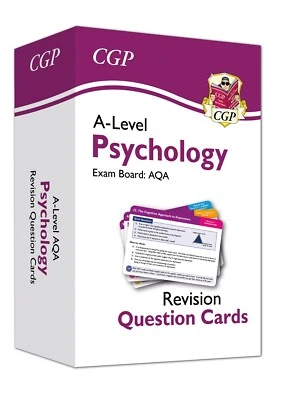 New A-Level AQA Psychology Revision Question Cards CGP X - Image 1 of 4