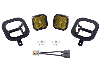 Kit de luces antiniebla LED SS3 para Ford Super Duty Sport 2011-2016 amarillo con luz de fondo Foto 1 de 4
