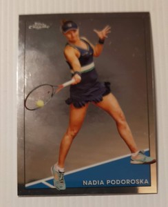 2021 Topps Chrome Tennis Base Card - Nadia Podoroska #56