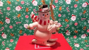 LENOX "MERRY LITTLE CHRISTMAS SNOWMAN" ORNAMENT --NEW IN BOX - Picture 1 of 3