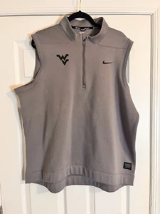 Gilet usato con zip WVU Nike Golf 1/4. XXL - Foto 1 di 3