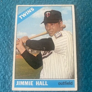 1966 Topps Baseball #190 Jimmie Hall Minnesota Twins Excellent MLB - Picture 1 of 10