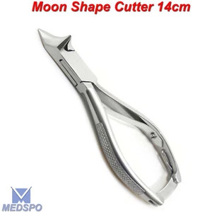 Manicure Pedicure Thick Nail Chiropody Moon Shape Heavy Duty Toe Nail Cutter CE - Bild 1 von 3