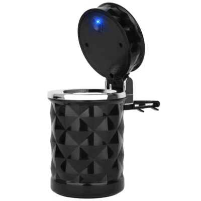 RRRRADIO UK Car Led Smokeless Ashtray Holder Cup Travel Auto Cigarette Odor Smoke Remover