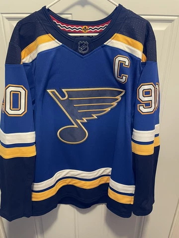 Adidas Authentic  St. Louis Blues Ryan O’Reilly Jersey Stitched  - Size 50 L Cover