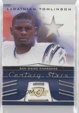 2006 Donruss Threads Century Stars Materials Prime /25 LaDainian Tomlinson HOF