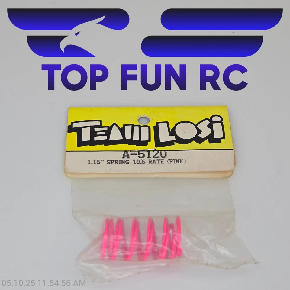 Team Losi RC A-5120 1.15" Spring 10.5 Rate (Pink) - Image 1 of 1