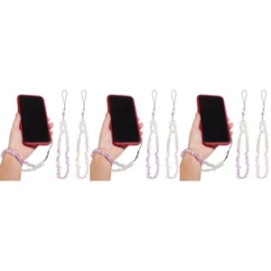 3 sztuki Łańcuszek na telefon komórkowy Crystalphone -Łańcuszek telefoniczny Komórka-Kryształowy łańcuch - Zdjęcie 1 z 12