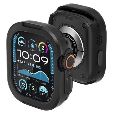 For Apple Watch Ultra Series 11 10 9 8 49/46/45/44/42/41/40mm Rugged Case Cover - Image 1 of 4