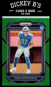 2022 Panini Prizm Green #340 Aidan Hutchinson Detroit Lions RC - Picture 1 of 2