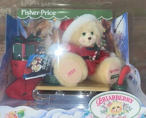Vintage 1999 Fisher Price Briarberry Collection Bear Berrykris & Sleigh - - Neu - Bild 1 von 10