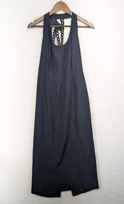 Vestido Midi Vintage Donna Ricco Negro Detalle Cadena Espalda Noche Clásico Talla 10 Foto 1 de 4