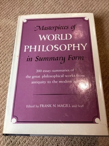 Masterpieces of World Philosophy in Summary Form Hardcover 1961 - Picture 1 of 6