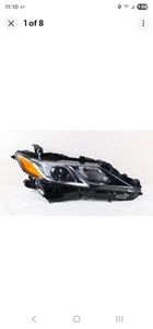 2018-2022 Toyota Camry Front RH Right Passenger Side Headlight Bi-LED Chrome OEM - Picture 1 of 1