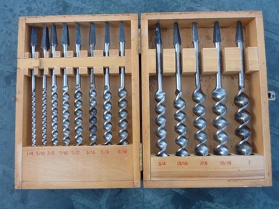 Vintage Ridgway Brace Auger Set of 13 Pieces - Image 1 of 3
