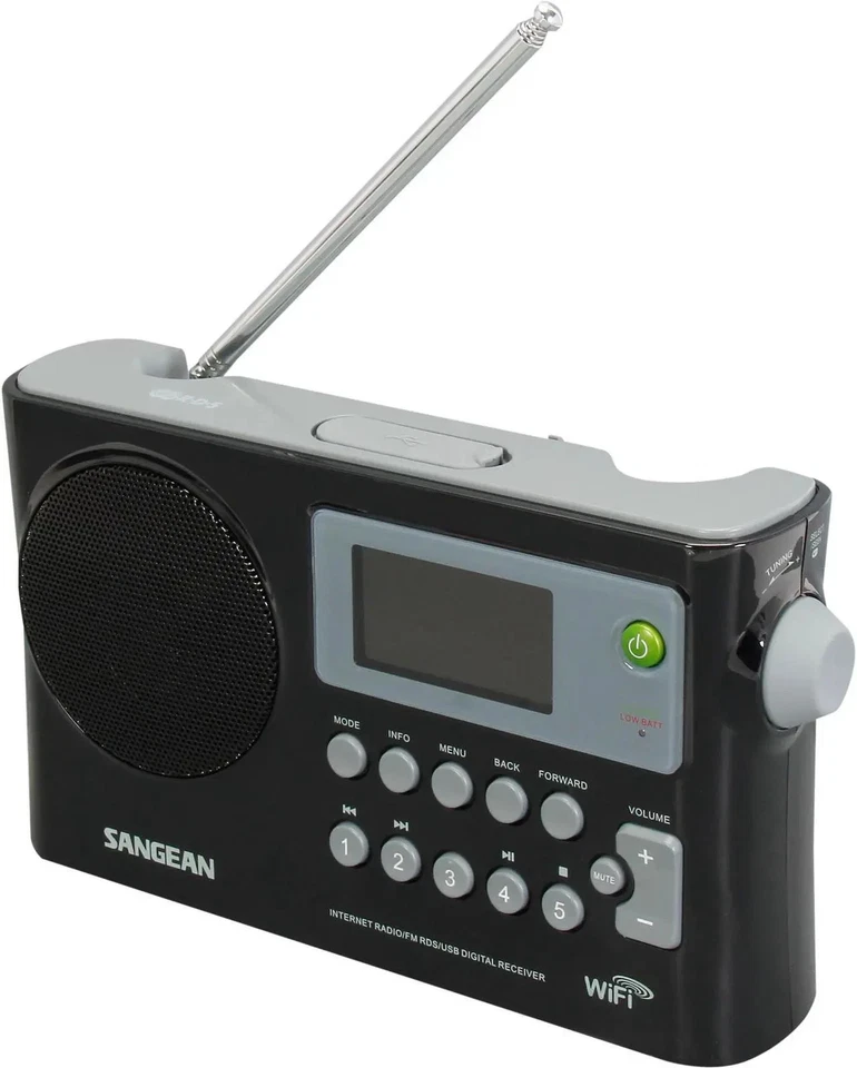 Raro Sangean WFR-28 Wi-Fi Internet Radio / FM RDS / USB Receptor Digital  Foto 1 de 4