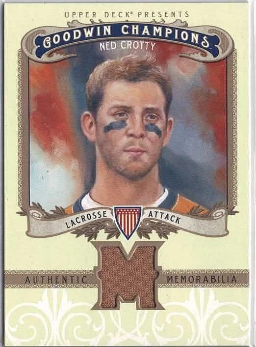 2012 Upper Deck Goodwin Champions Ned Crotty Authentic Memorabilia No. M-NC - Image 1 of 2