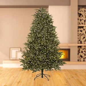 Xmas Lights 1000 LED Warm White & White Mix Tree 25M Timer In & Outdoor - Picture 1 of 4