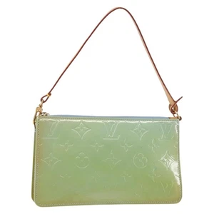 LOUIS VUITTON Monogram Vernis Lexington Pouch Baby Blue M91011 LV Auth BA6411 - Picture 1 of 21