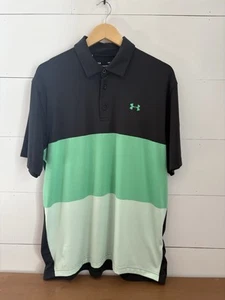 Under Armour Playoff Poloshirt Herren Größe Large Colorblock Golf Preppy Heat Gear - Bild 1 von 7