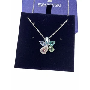 Swarovski Sunny multicolor Necklace Light multi-colored, Rhodium plated - Picture 1 of 11