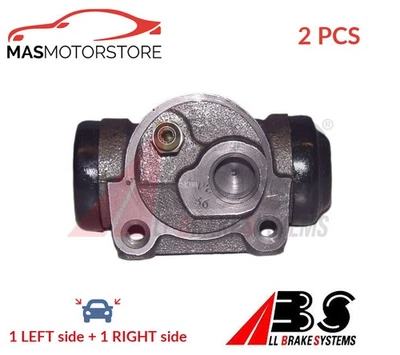 DRUM WHEEL BRAKE CYLINDER PAIR REAR ABS 62832X 2PCS P FOR RENAULT 19 I,CLIO I - Image 1 of 4