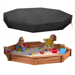 Octagon Sandbox Cover, Outdoor Garden Outdoor Octagon Sand Box Cover, 420D Ox... - Picture 1 of 7