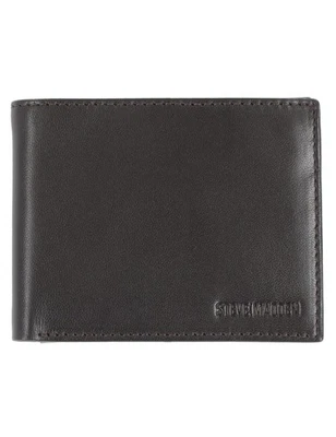 Men's Leather Wallet Extra Capacity Attached Flip Pockets, Brown (Glove), Size - Image 1 of 4