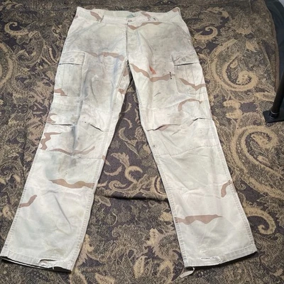 Pantalones de Carga Desert Camo DCU Grandes Cortos Ejército Combate Para Hombres USGI Foto 1 de 4