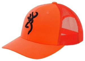 Browning Proof Cap Snap Closure, Mid Profile Meshback Blaze Orange - 308388011 - Picture 1 of 1