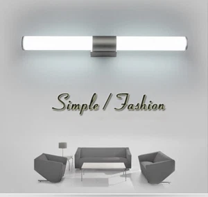  LED Wall Lamp Mirror Light Minimalist Bathroom Bedside Fixtures Living Lighting - Picture 1 of 9